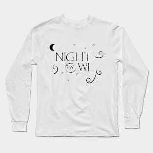 night owl Long Sleeve T-Shirt